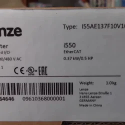 Lenze Frequency Converter I55AE137F10V1000KS - Reliable Drive