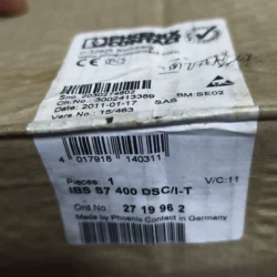 Phoenix Contact Bus Coupler IBSS7400 DSC/I-T - Efficient Data Transfer