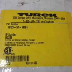 Turck JBBS-57-M801 Junction Module Reliable Industrial Connection