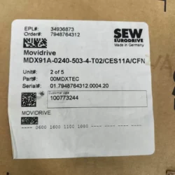 MDX91A-0240 SEW Drive Controller: Advanced Motion Management