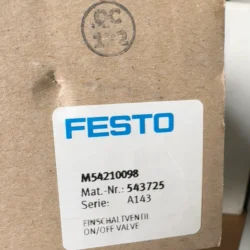 M54210098 FESTO Soft-Start Valve for Controlled Flow Initiation