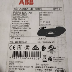 ABB Soft Starter PSR6-600-70 1SFA896104R7000 Efficient Motor Start