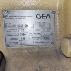 GEA RR-R36S-28 Screw Compressor High Efficiency Model