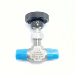 Swagelok Needle Valve SS-1VM4 - Reliable Fluid Control Valve