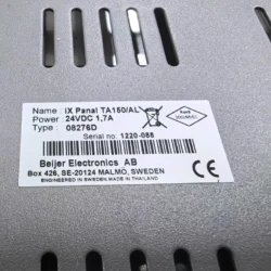 Beijer HMI Touch Panel TA150/AL Industrial Control Display