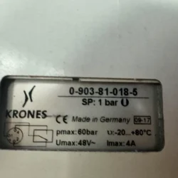 KRONES Pressure Switch 0-903-81-018-5 | Precision Monitoring