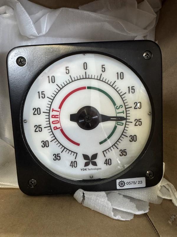 Rudder Angle Indicator YDK Technologies 0575/23 for Ships