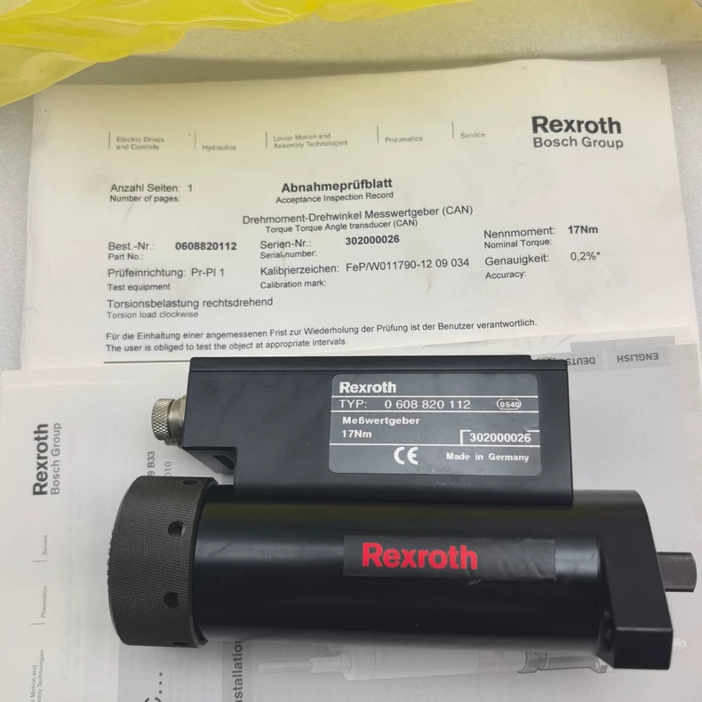 High-Precision Torque Sensor Rexroth 0608820112 Unit