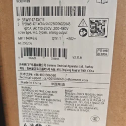 SIEMENS Soft Starter 3RW5147-1XC14 for Smooth Motor Control
