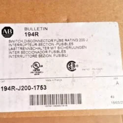 Allen-Bradley 194R-J200-1753: Safe Fused Disconnector Switch for Circuits