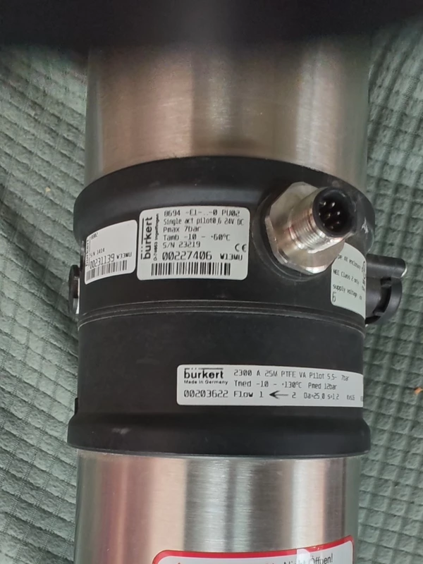 Proportional Control Valve Burkert 2300 DN25 316L