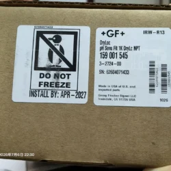 pH Probe +GF+ 3-2724-00 - Accurate Process Measurement
