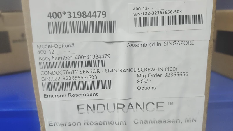 Conductivity Sensor EMERSON 400-12 L22-32365656-S03 for Process