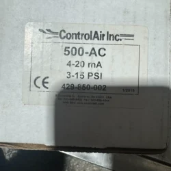 ControlAir 500-AC I/P Converter for Accurate Pressure Regulation
