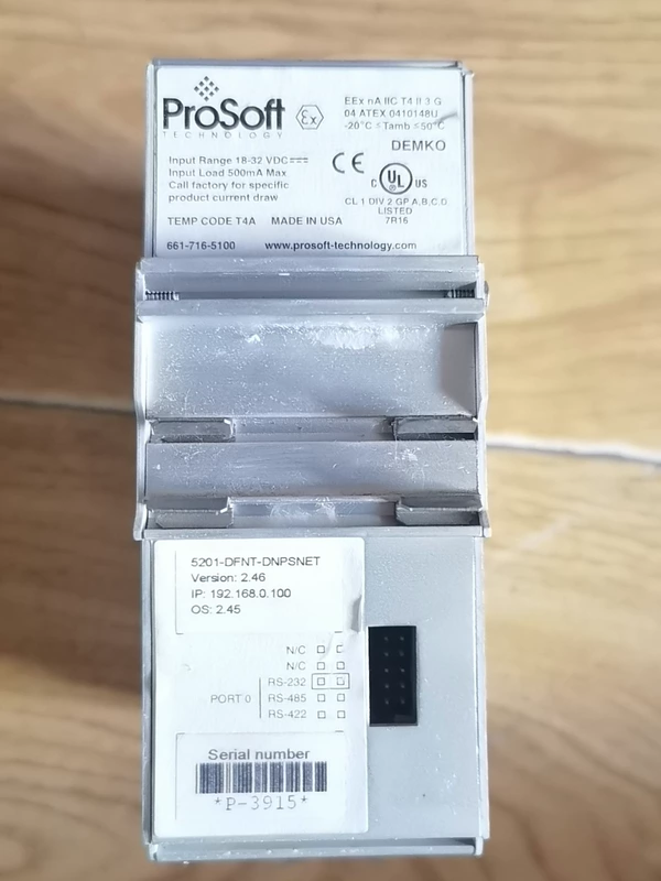 Industrial Switch Prsoft 5204-DFNT-DNPSNET for SCADA