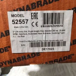 DYNABRADE 52557 Angle Grinder Polisher - Heavy-Duty Polishing