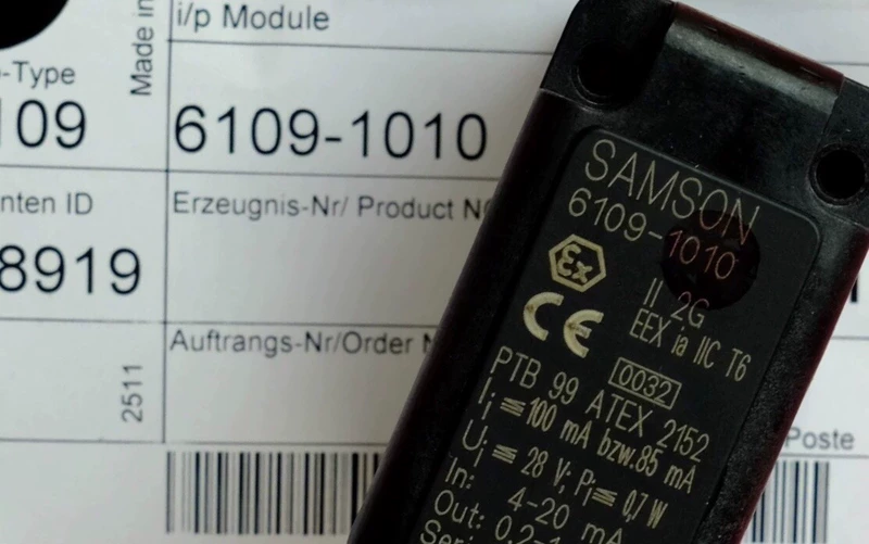 I/P Converter Samson 6109-1010 for Process Automation