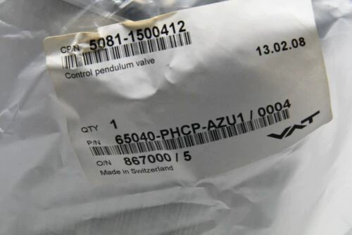 Pneumatic Angle Valve VAT 65040-PHCP-AZU1/0004 for Industrial Use
