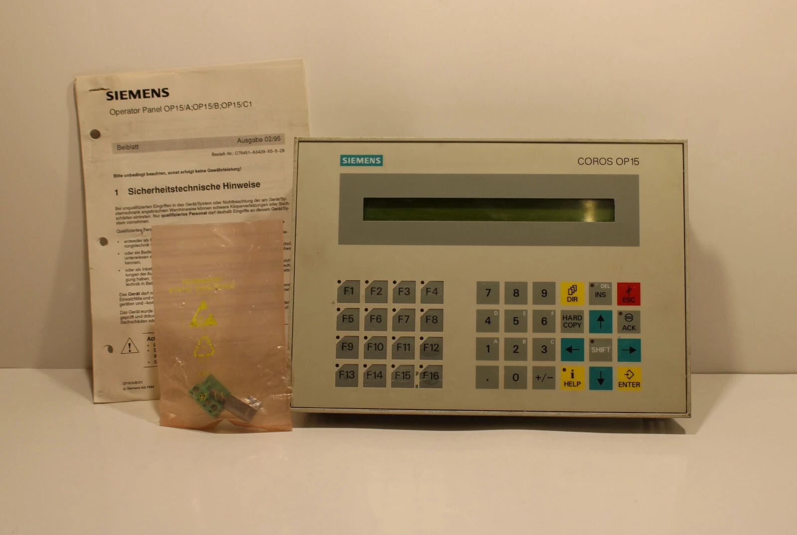Operator Panel SIEMENS 6AV3515-1EB01 for Machine Control