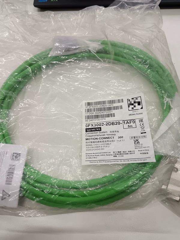 Motor Feedback Cable SIEMENS 6FX3002-2DB20-1AF0 Shielded