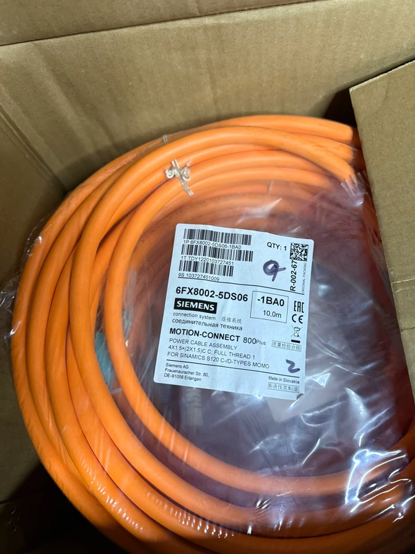 Motion-Connect Power Cable SIEMENS 6FX8002-5DS06-1BA0 6m