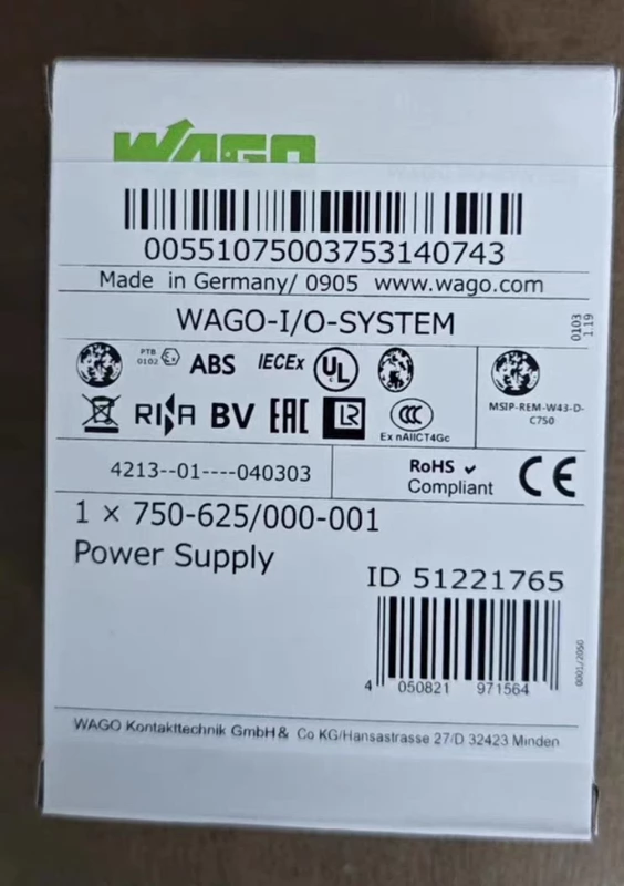 Analog Input Module WAGO 750-625/000-001 Resistance Sensor