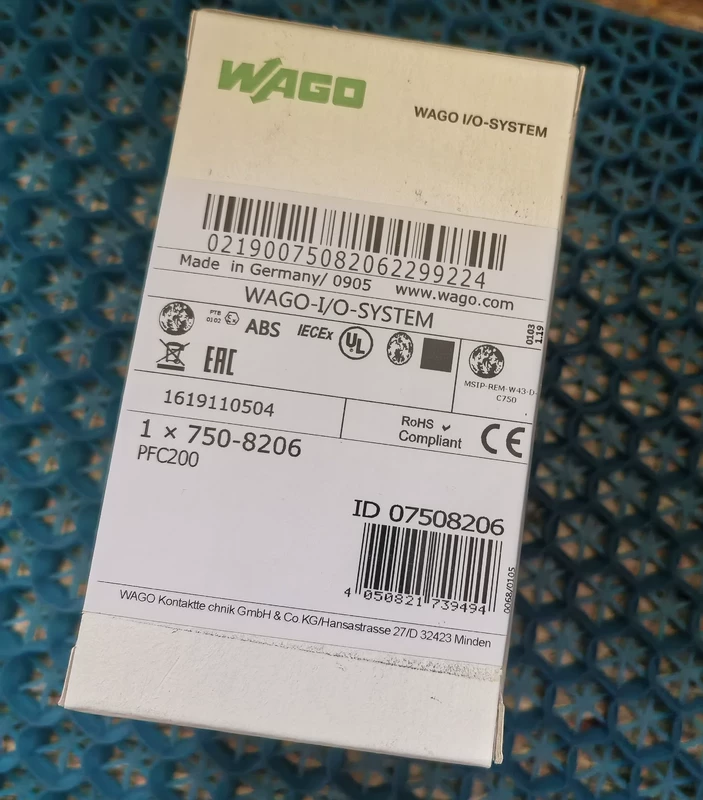 PFC200 PLC Controller WAGO 750-8206 with Dual Ethernet Ports
