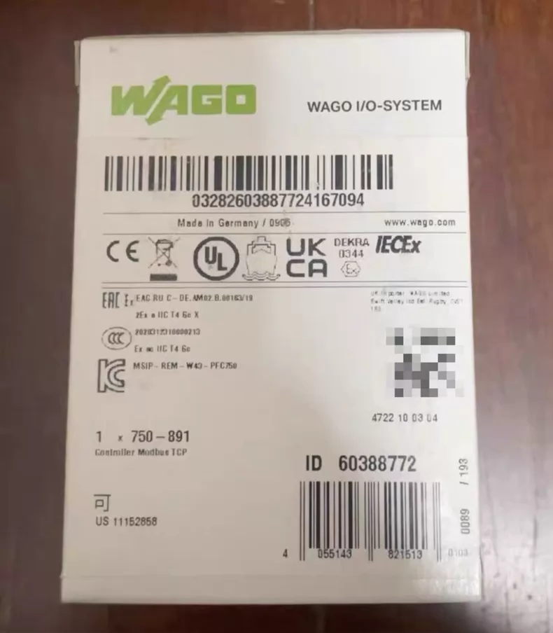 Compact PLC Controller WAGO 750-891 - High Performance
