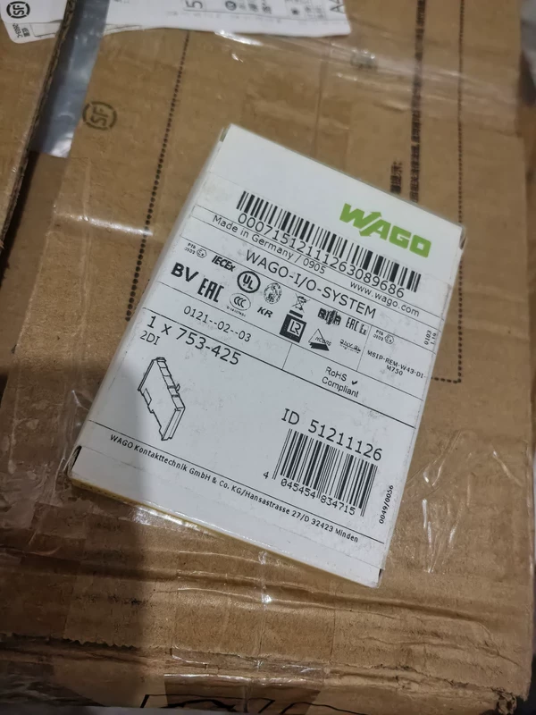 Digital Input Module WAGO 753-425 - Reliable Sensor Interface