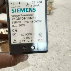 Siemens 7KG6104-1SN21 Measuring Transducer for Precision Control