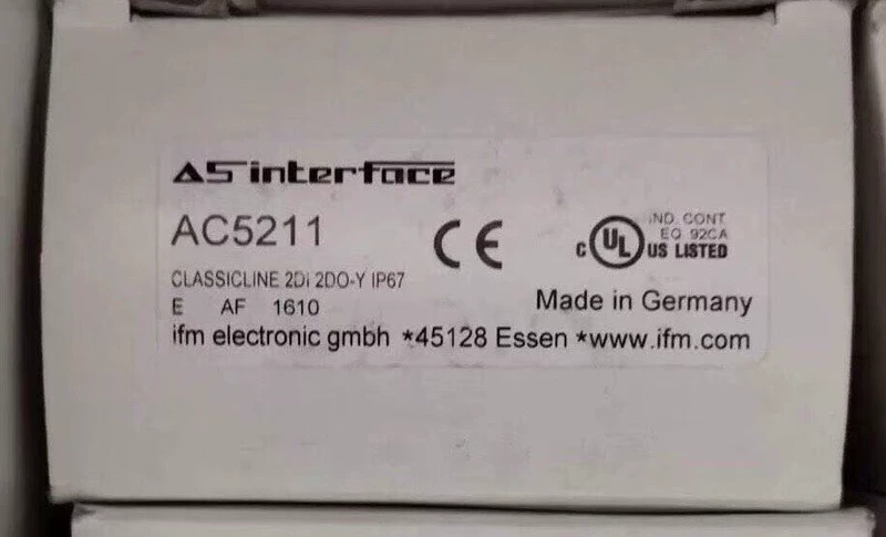AS-Interface Digital I/O Module IFM AC5211 IP67 Rated