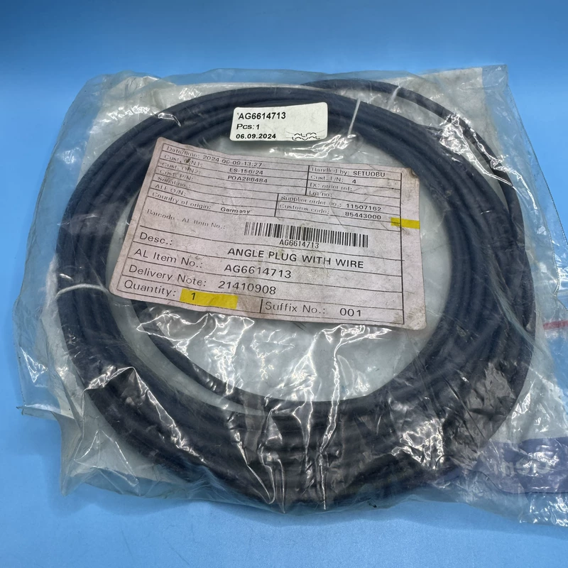 Industrial Angle Plug with Wire Alfa Laval AG6614713 Part