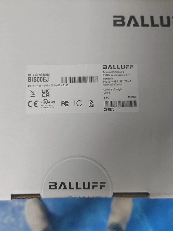 High Frequency RFID Read Write Head BALLUFF BIS M-400-007-001-00-S115 BIS00EJ