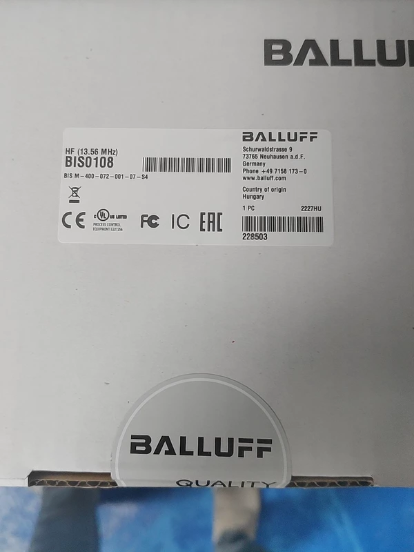 RFID Read/Write Head BALLUFF BIS M-400-072-001-07-S4