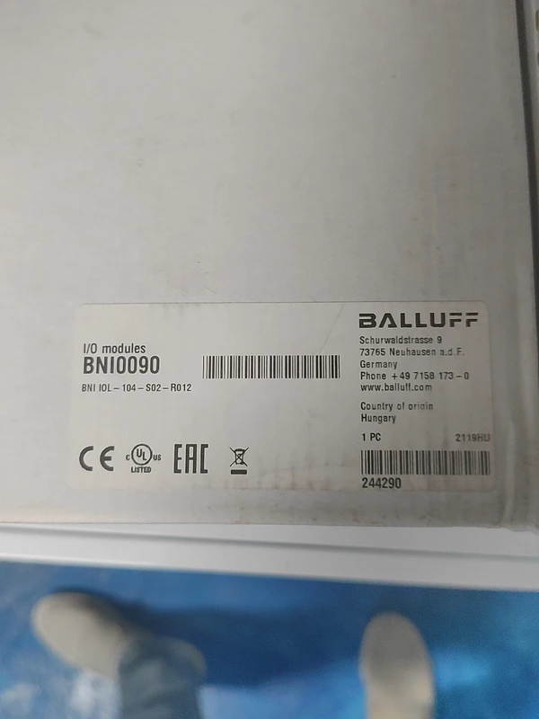 IO-Link Module BALLUFF BNI IOL-104-S02-R012 BNI0090 for Automation