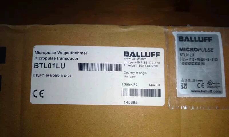 Position Sensor BALLUFF BTL5-T110-M0650-B-S103 SSI Output