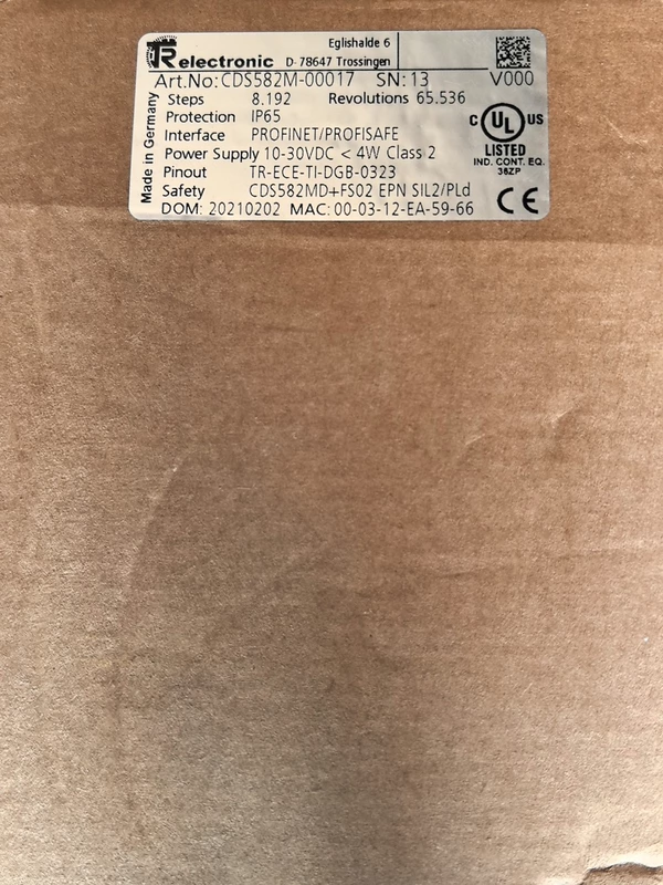 High-Precision Absolute Encoder TR CDS582M-00017 SSI
