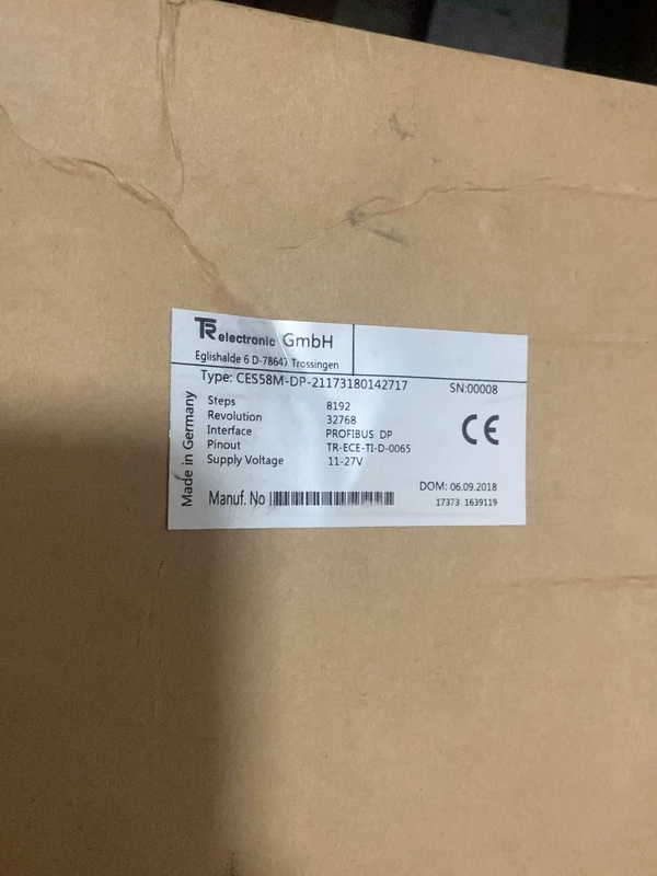 Profibus DP Rotary Encoder TR electronic CES58M-DP-21173180142717