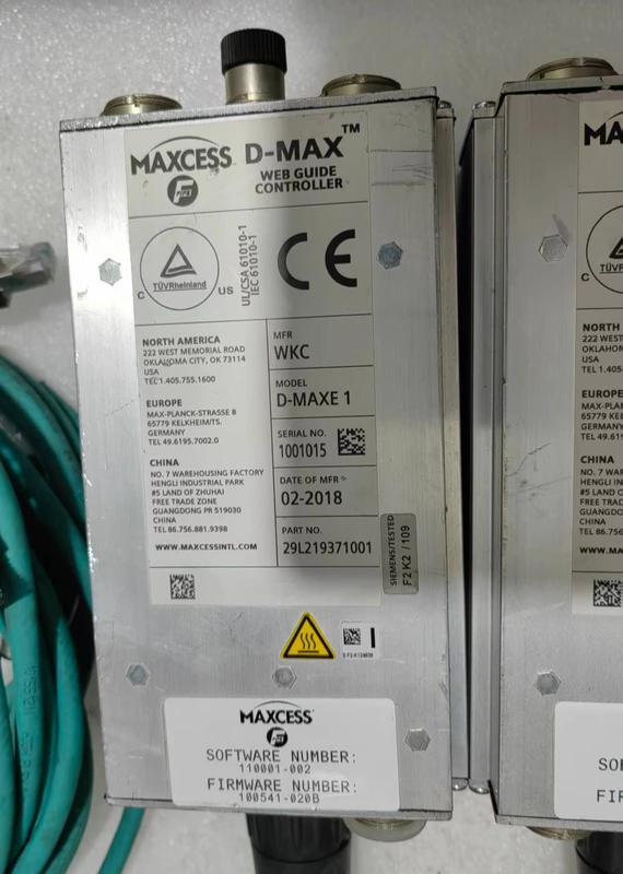 Web Guiding Controller MAXCESS D-MAXE1 for Precision Control
