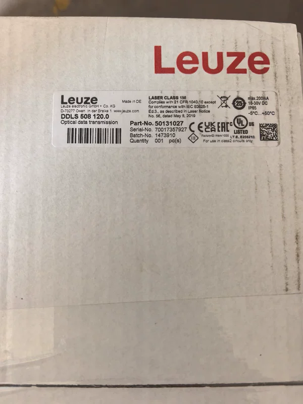 Optical Data Transceiver Leuze DDLS 508 120.0 - High-Speed Link