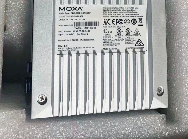 Gigabit Managed Switch MOXA EDS-510E-3GTXSFP for Networks