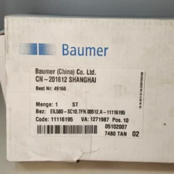 Baumer EIL580-SC10.7FN Encoder - High-Precision Positioning