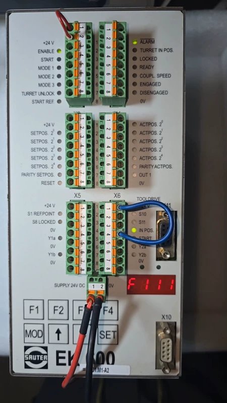 Turret Servo Drive Sauter EK600 for High Speed CNC Tooling