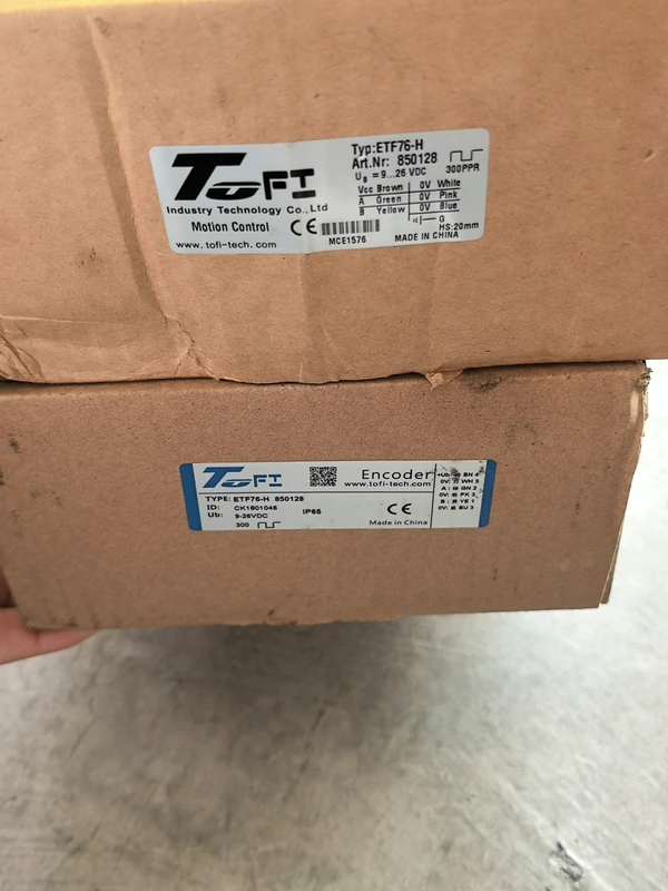 Hollow Shaft Encoder TOFI ETF76-H 850128 - High Precision
