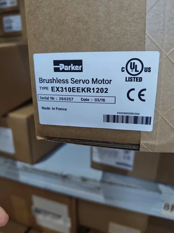 Brushless Servo Motor Parker EX310EEKR1202 3000 rpm