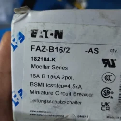 Miniature Circuit Breaker EATON FAZ-B16/2-AS 182184-K