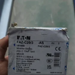 Miniature Circuit Breaker EATON FAZ-C20/3-AS 3-Pole