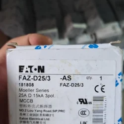 Industrial Circuit Breaker EATON FAZ-D25/3-AS 3-Pole