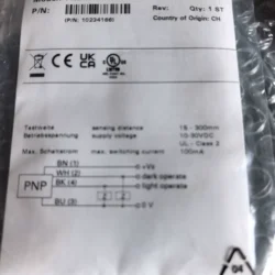 Diffuse Reflection Sensor Baumer FHDM 12P5001 - Reliable