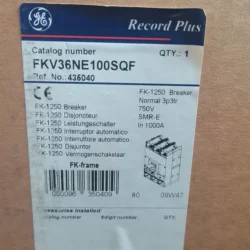 GE Molded Case Circuit Breaker FKV36NE100SQF - Reliable